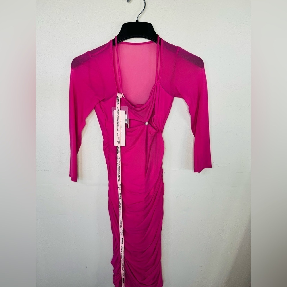 INFINITE LOVE
Cut Out Midi Dress in Pink - Picture 6 of 13
